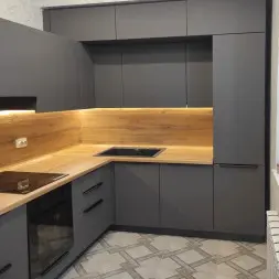 Кухня Графит Дуб Вотан 2